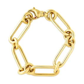 18K YELLOW GOLD ORO CLASSIC BRACELET