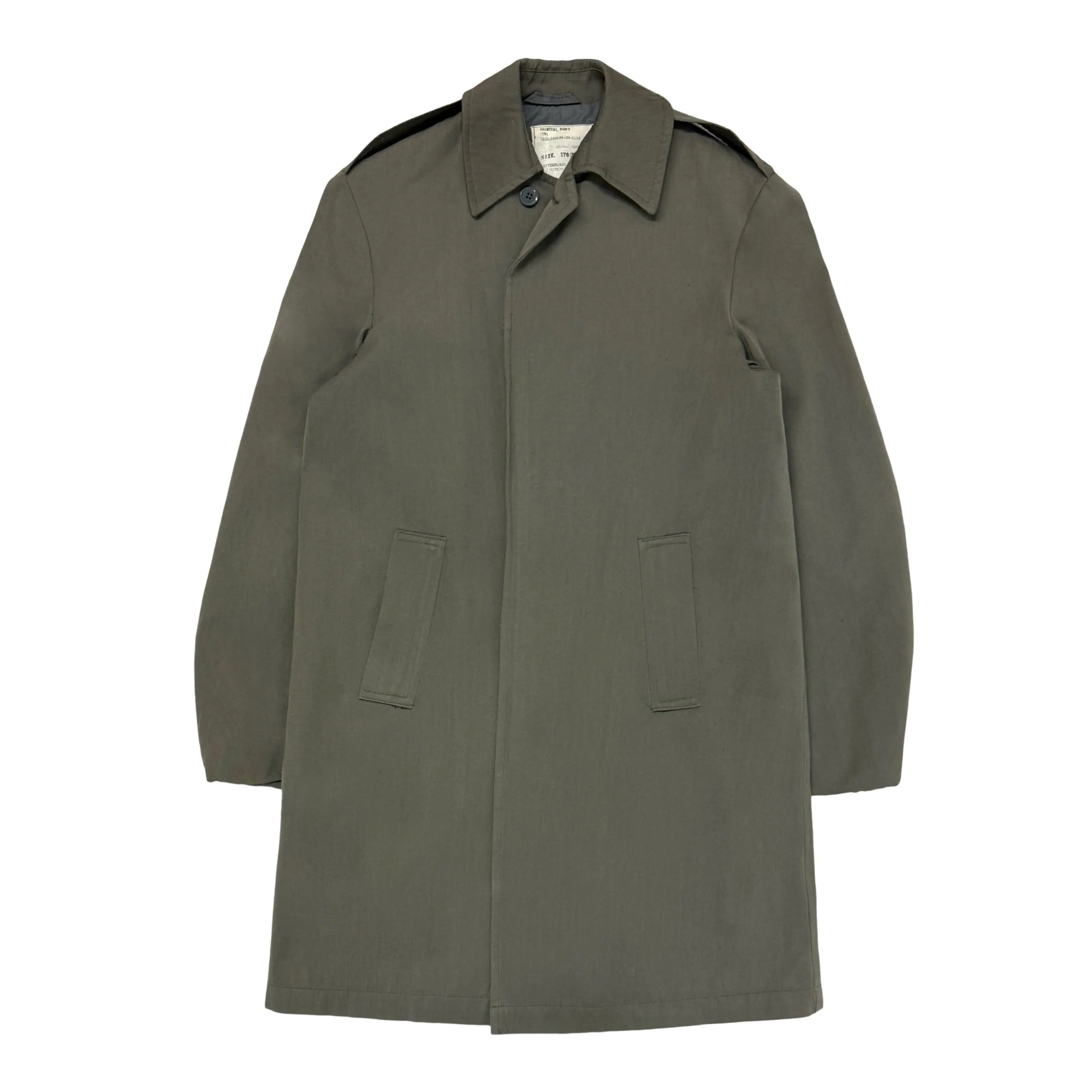 1980’S KATTENBURG MADE IN UNITED KINGDOM GABARDINE RAINCOAT JACKET SMALL