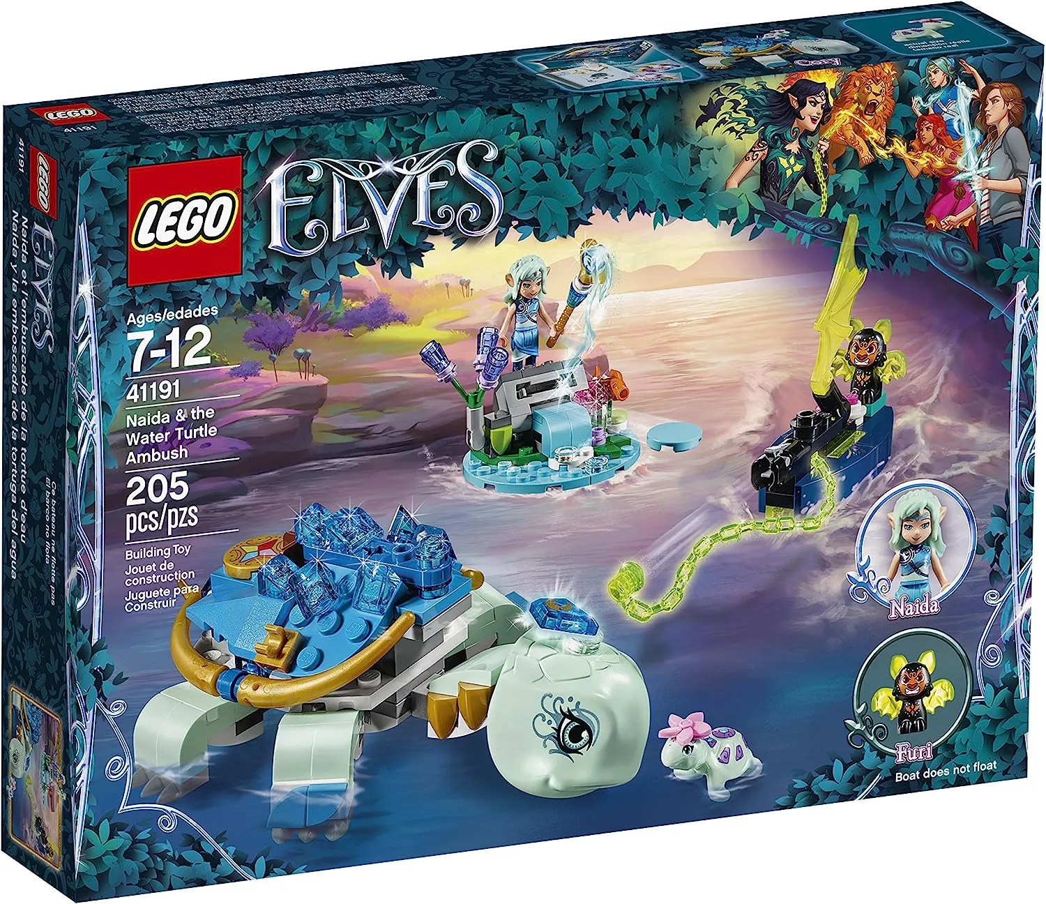 41191 Elves: Naida & the Water Turtle Ambush - CERTIFIED