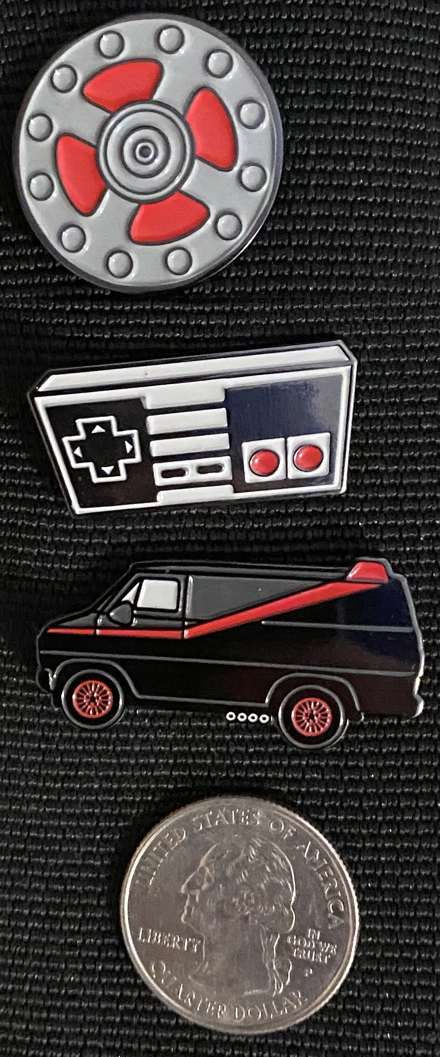 80sTees.com 20th Anniversary Enamel Pin Set - Series 1