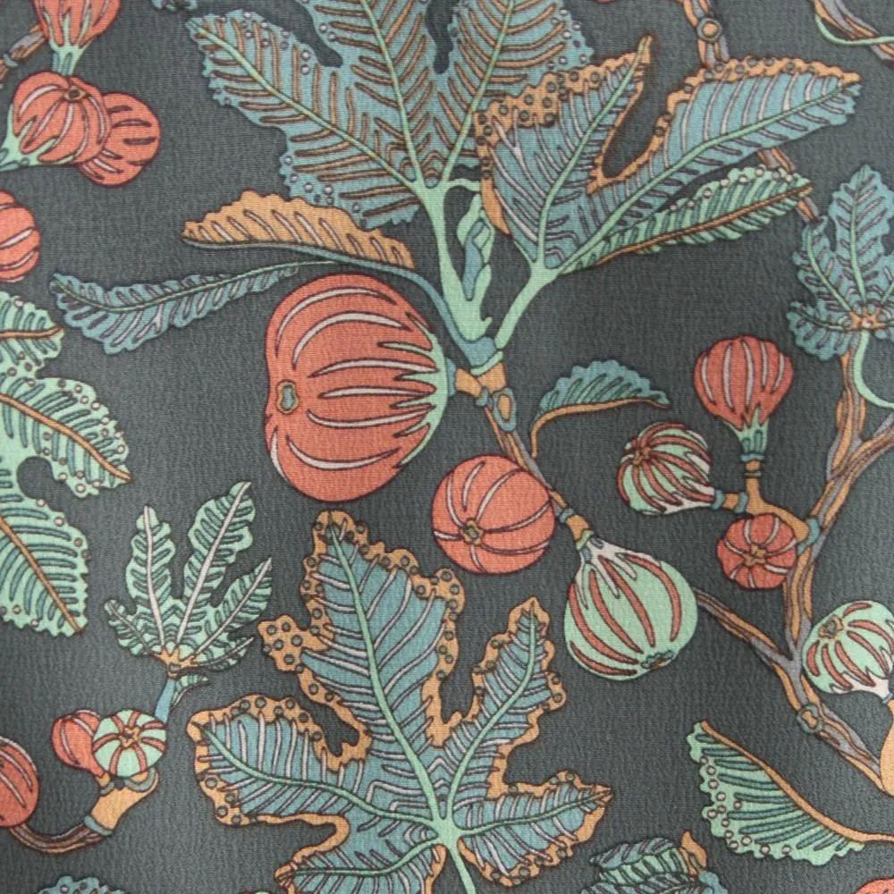 Amélie - silk botanical liberty print dress
