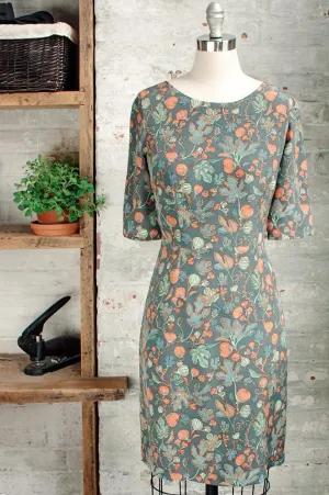Amélie - silk botanical liberty print dress