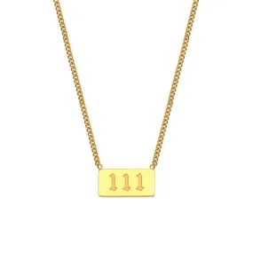 Angel Number Necklace
