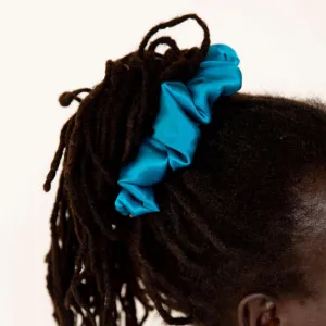 Aqua Velva Satin Scrunchie