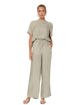 Arden Cupro Top Sage Green