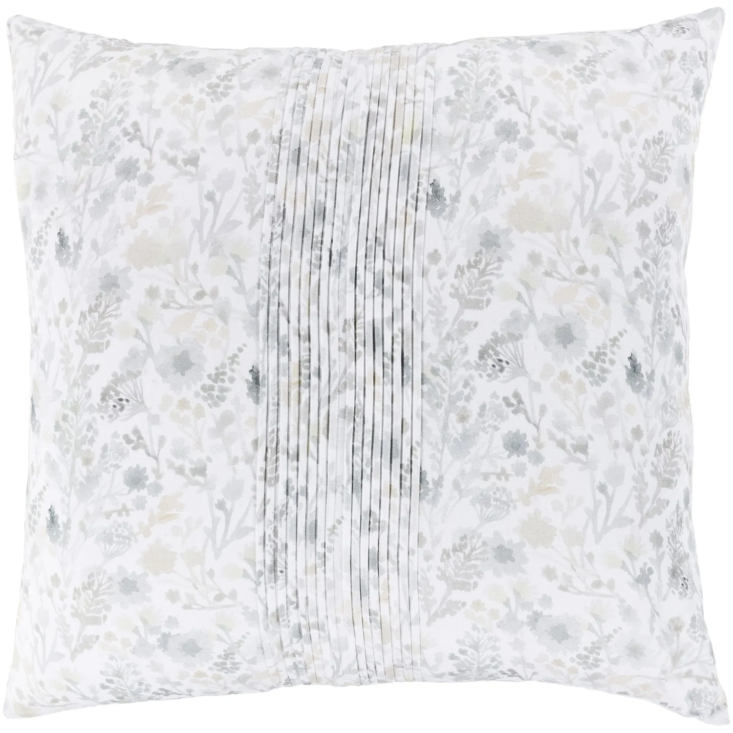 Aria Bedding in White & Seafoam