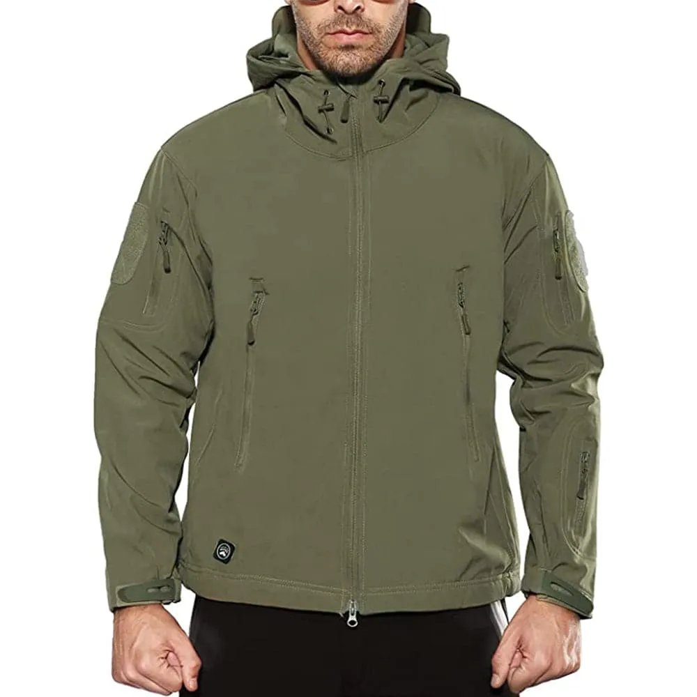 Army Outdoor Tactical Waterproof Softshell Fleece Jacket
