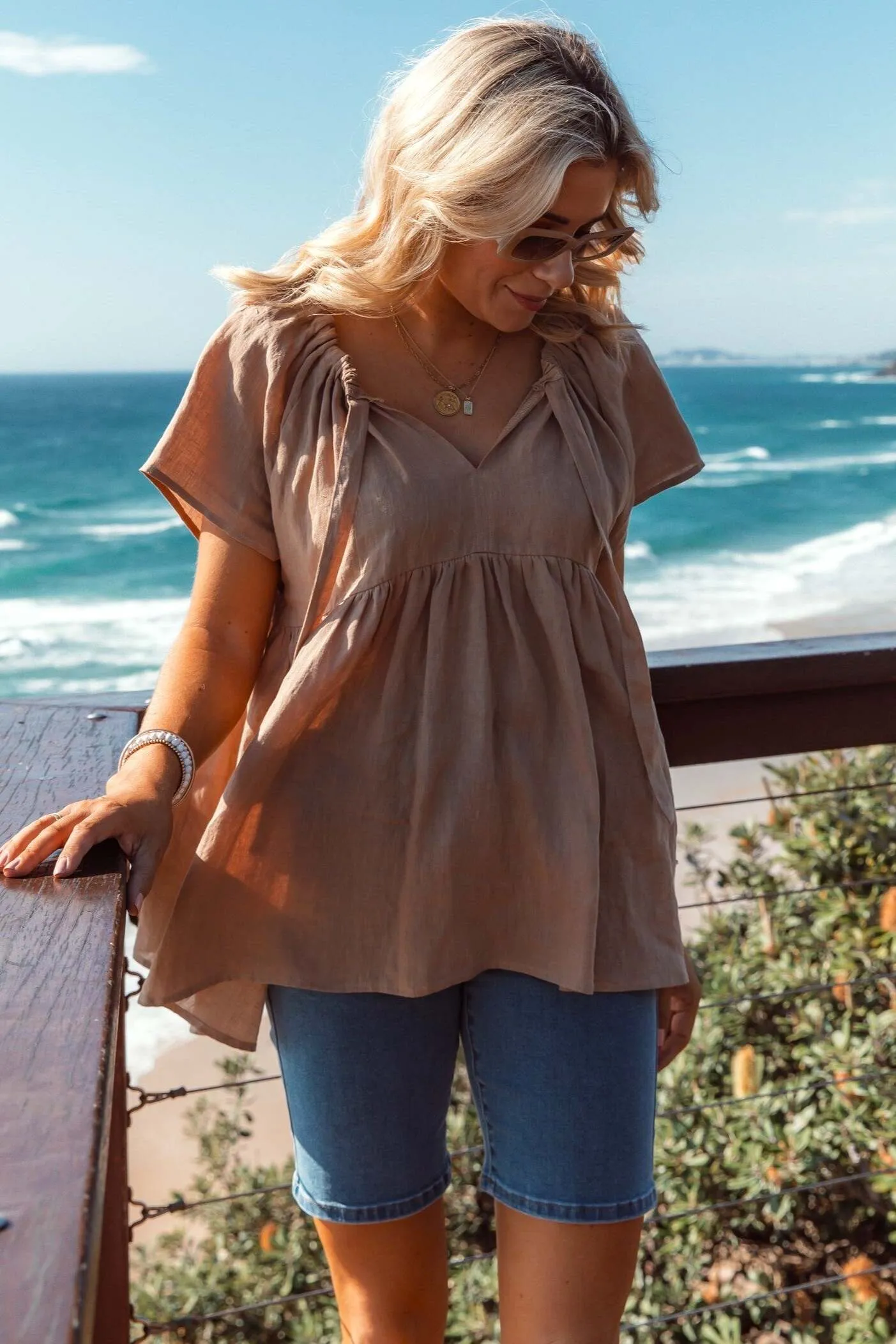 Ayla Top - Tan