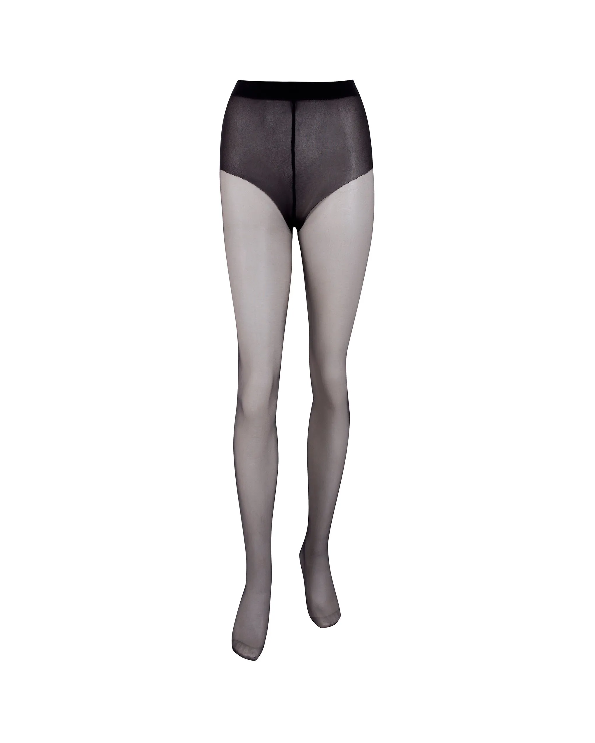Back Seam Pantyhose Black