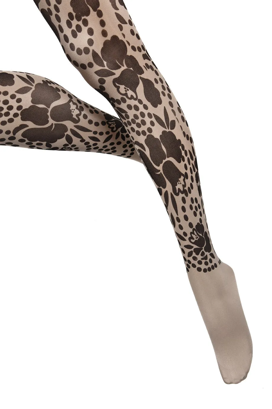 BEBAROQUE LOLITA Nude Black Tights