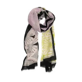 Black Multi Fan Scarf