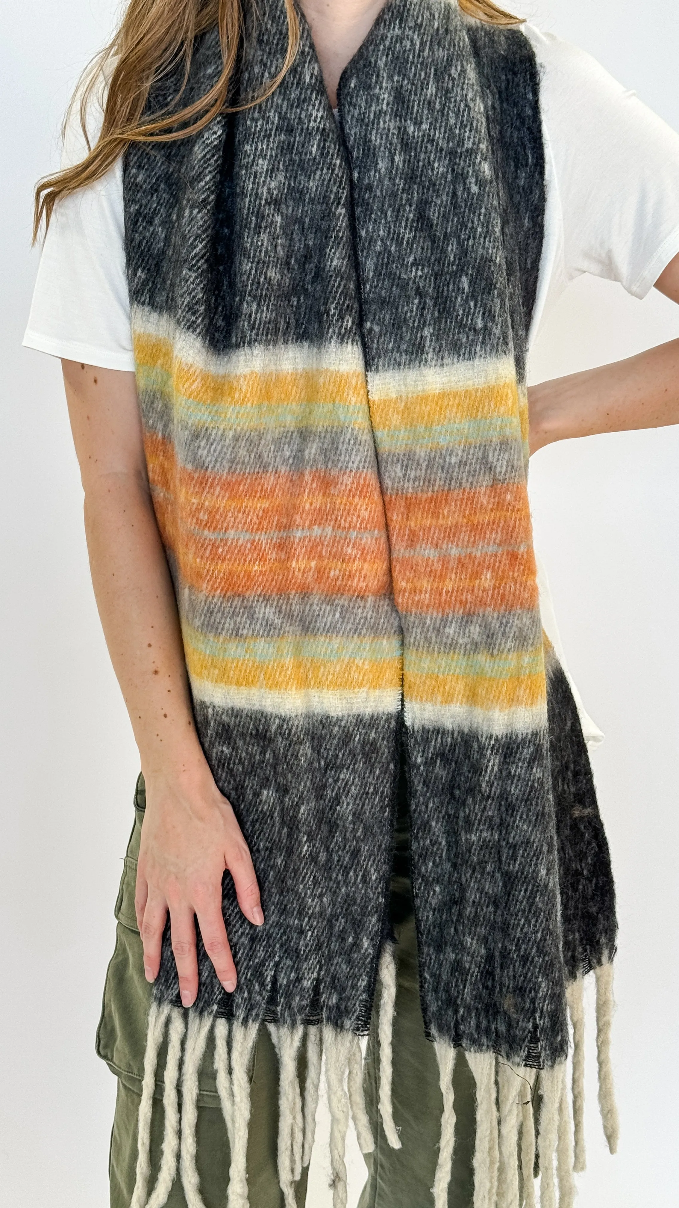 Blanket Scarf Stripes