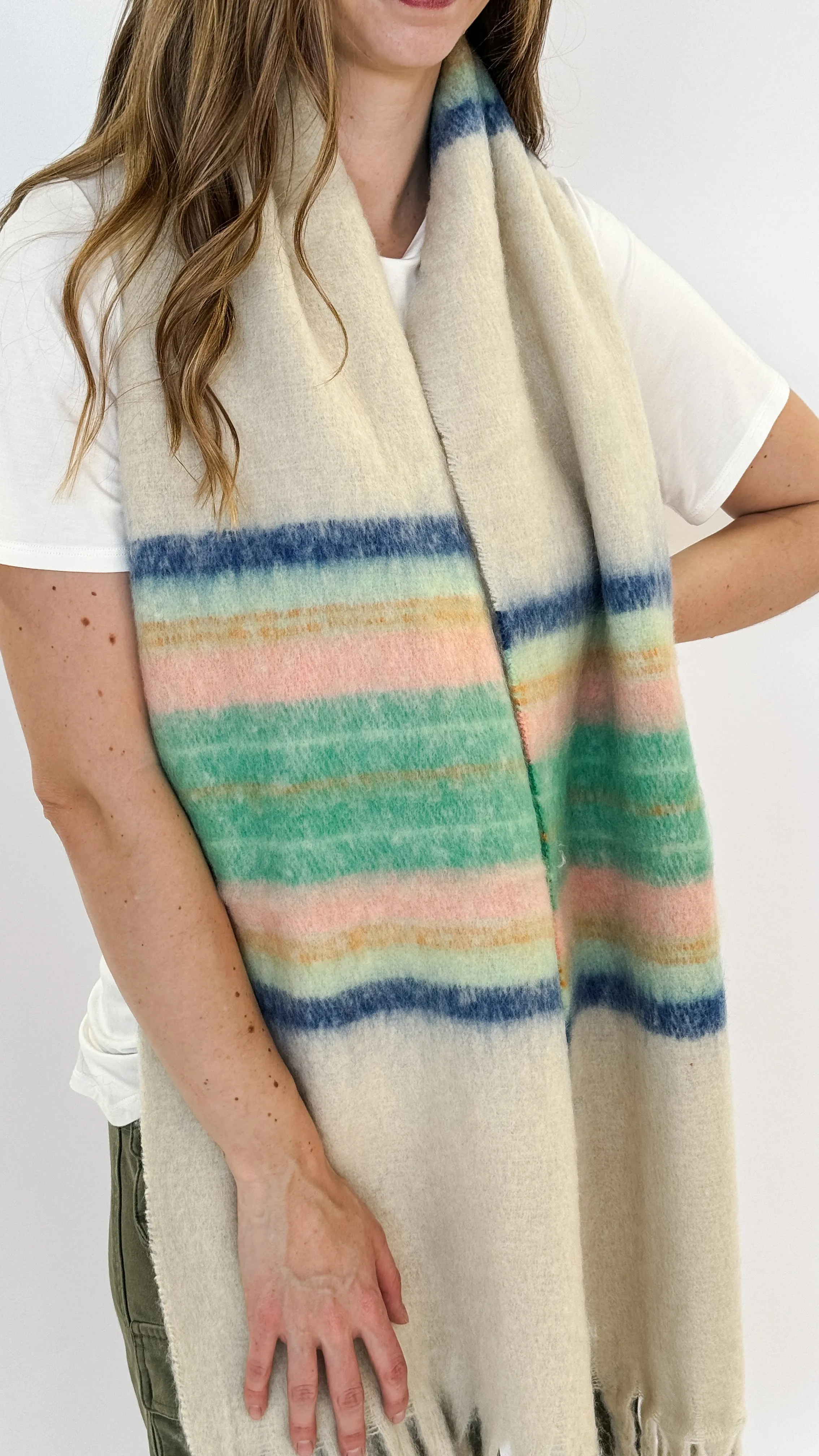 Blanket Scarf Stripes