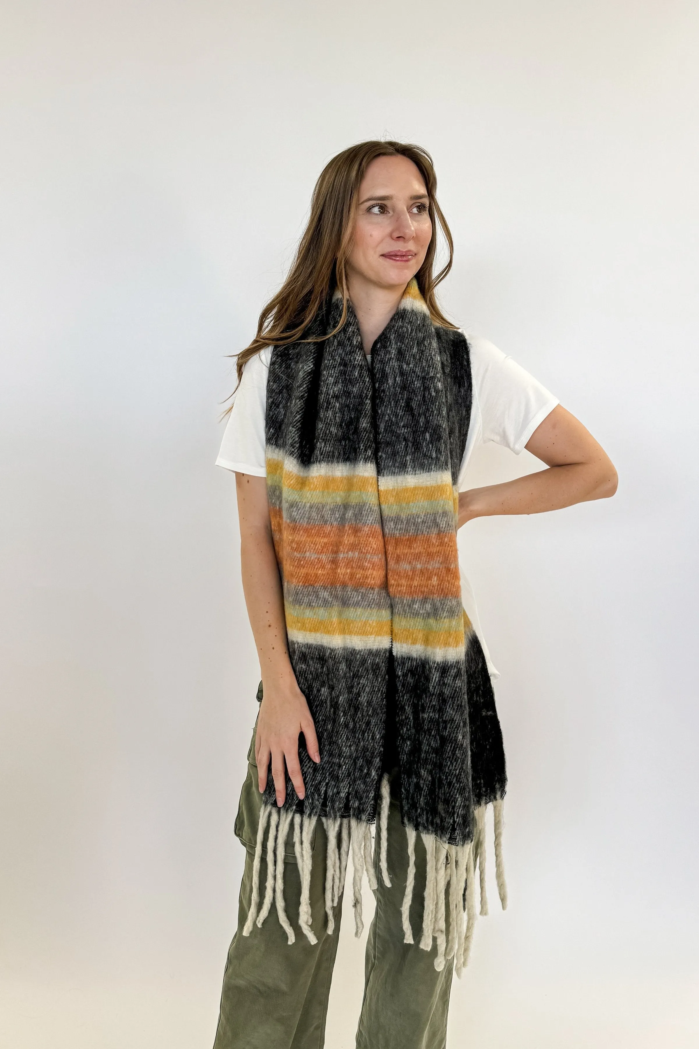 Blanket Scarf Stripes