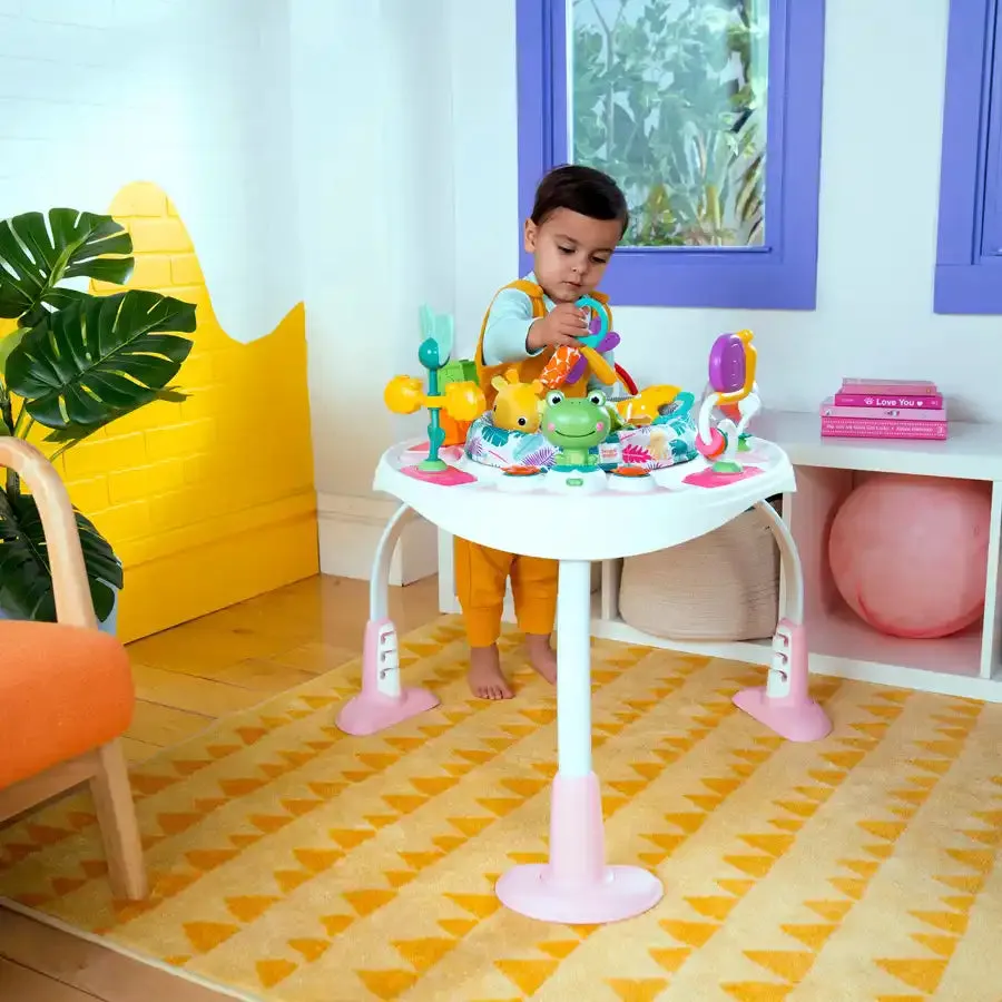 Bright Starts Bounce Bounce Baby 2-in-1 Activity Jumper & Table - Playful Palms