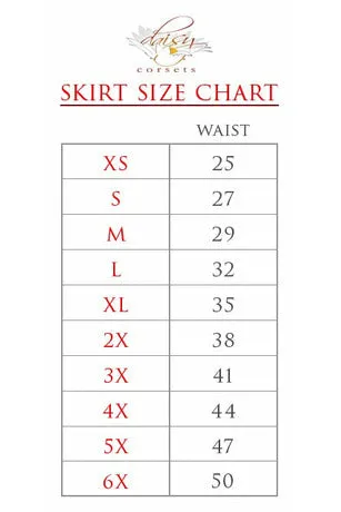 Butterfly Print Stretch Lycra Skirt