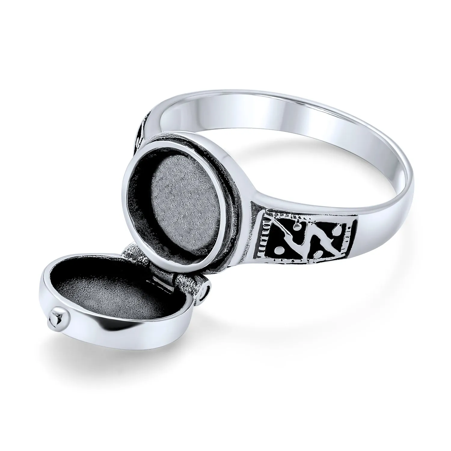 Celtic Trinity Hands Crown Claddagh Puzzle Ring .925 Sterling Silver