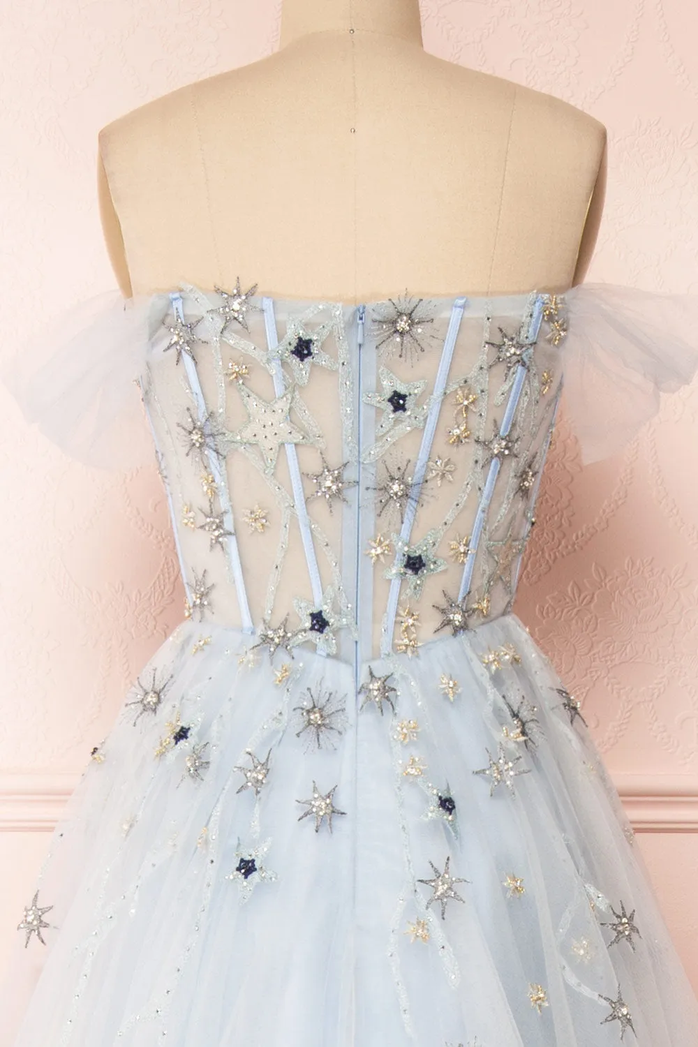 Cosima | Bustier Maxi Tulle A-Line Dress