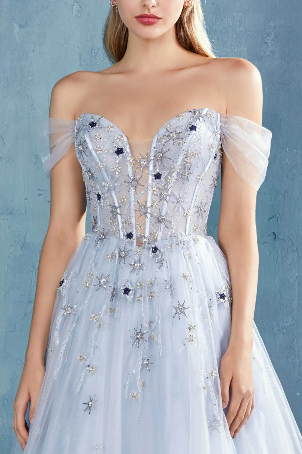 Cosima | Bustier Maxi Tulle A-Line Dress