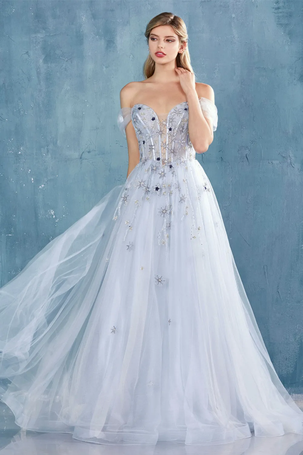 Cosima | Bustier Maxi Tulle A-Line Dress