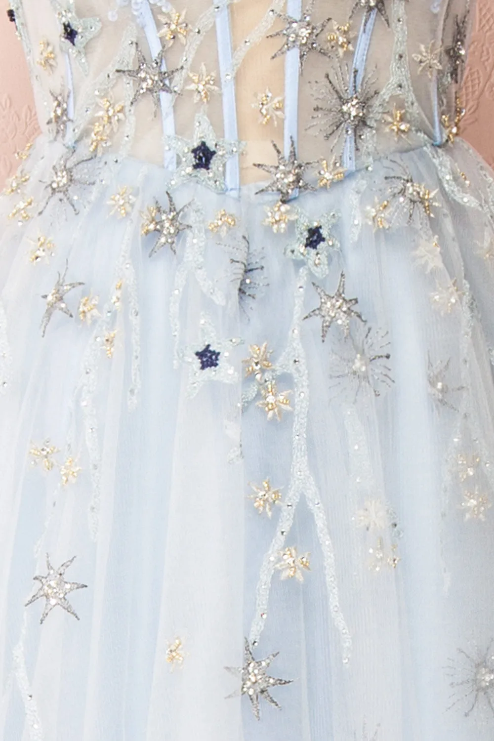 Cosima | Bustier Maxi Tulle A-Line Dress