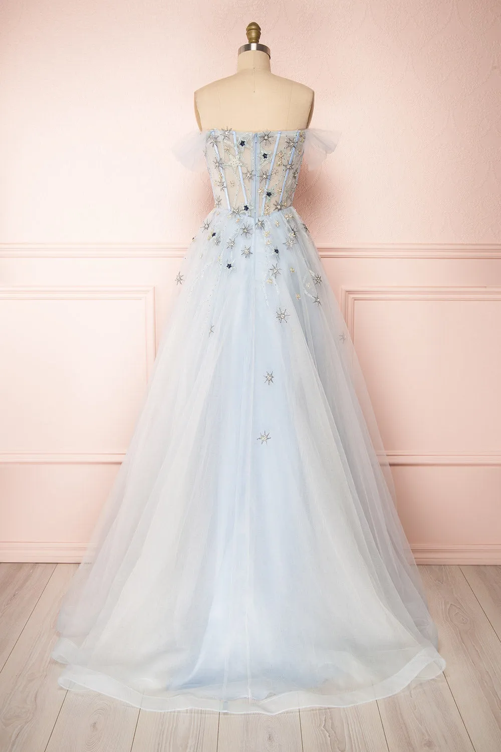 Cosima | Bustier Maxi Tulle A-Line Dress