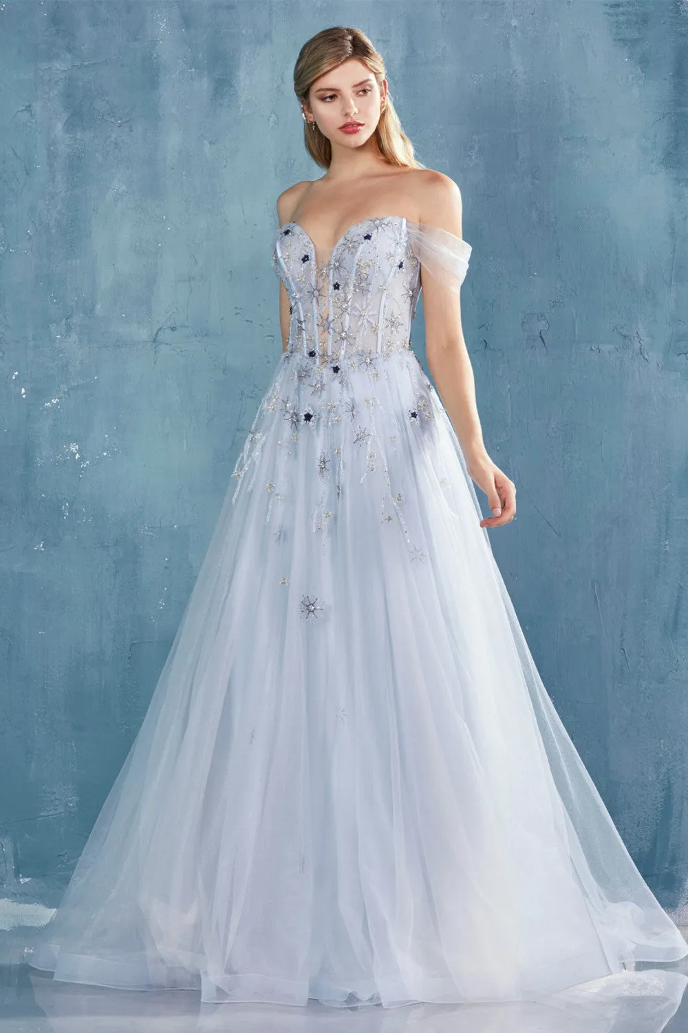 Cosima | Bustier Maxi Tulle A-Line Dress