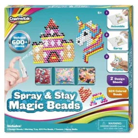 Creative Kids - Castle & Unicorn Spray & Stay Magic Beads