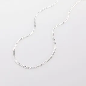 Cuban Chain Necklace | Sterling Silver