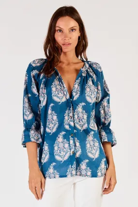 Detroit Top Indigo