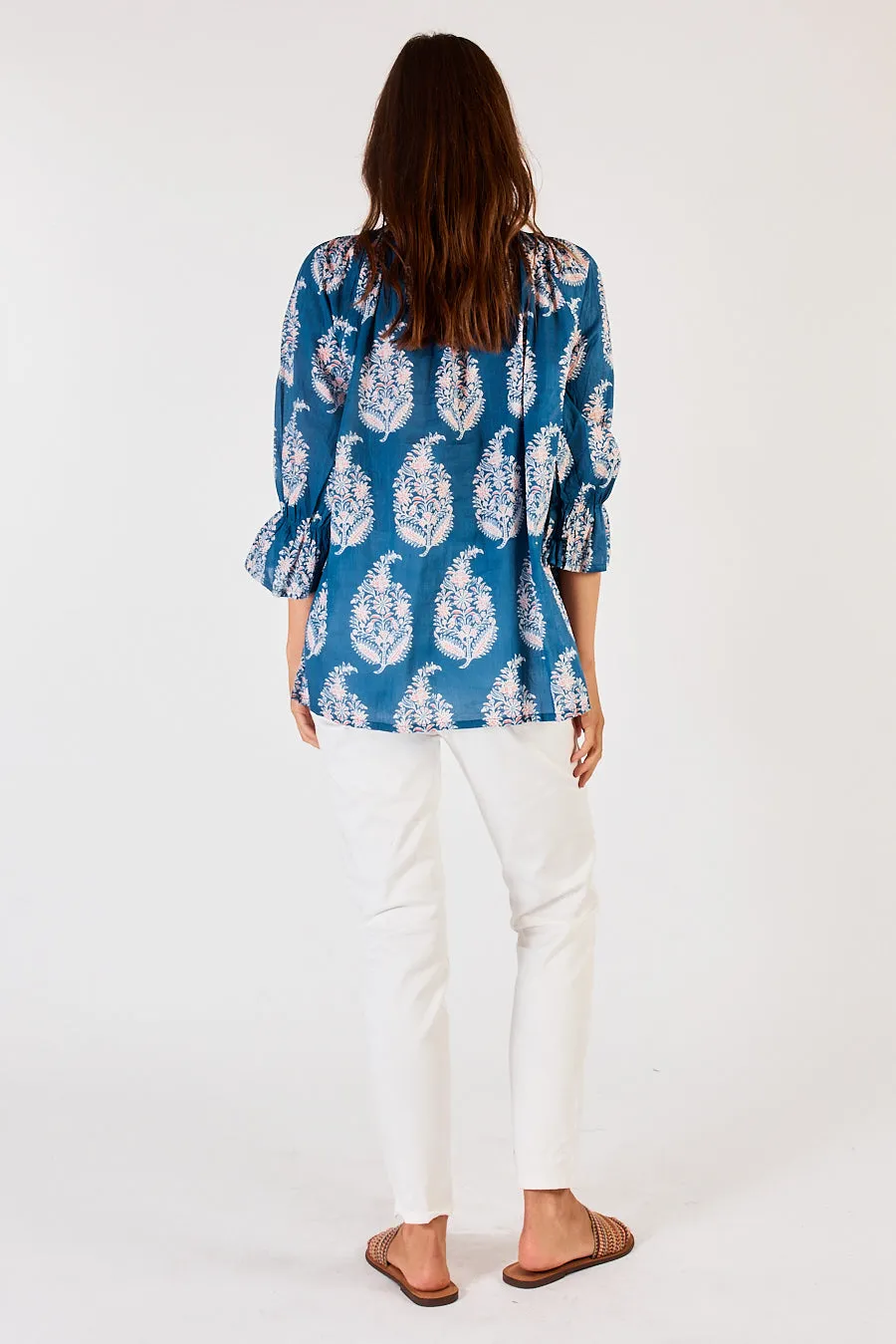 Detroit Top Indigo