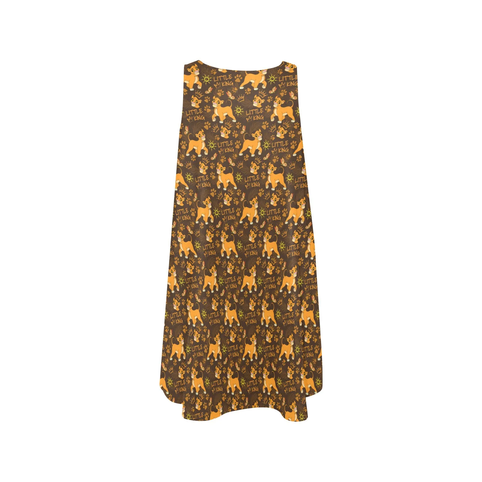 Disney Lion King Little King Sleeveless A-Line Pocket Dress