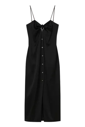 Doris Midi Sarong Style Dress With Detachable Straps