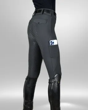 Equestly- Lux GripTEQ Riding Pants FS (Slate)