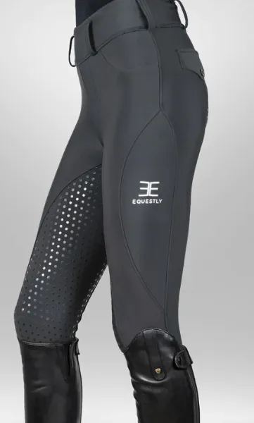 Equestly- Lux GripTEQ Riding Pants FS (Slate)