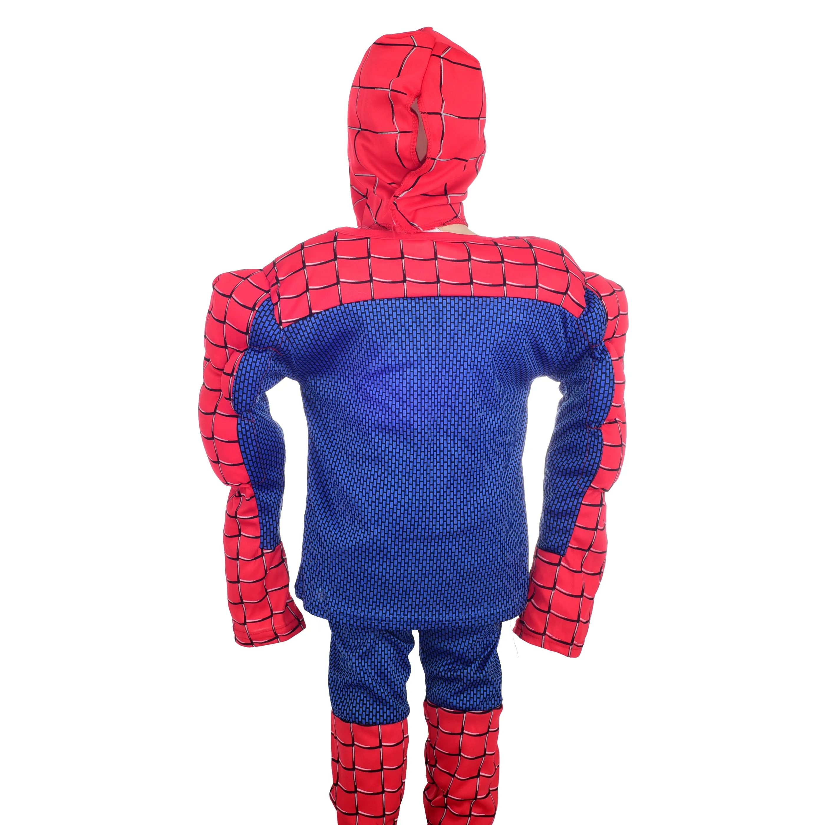FC005B - Spider Superhero Costume with Muscle and Mask for Toddler & Kids Boys