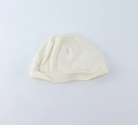FIRST IMPRESSIONS IVORY BABY BEANIE 0-9M PRE-LOVED