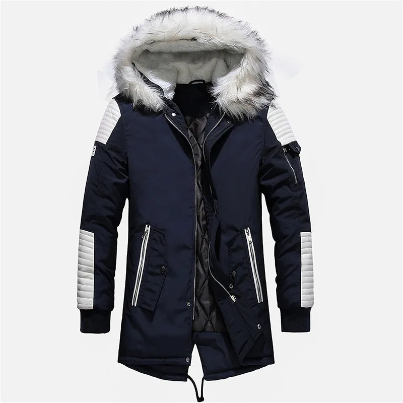 Fur Hooded Winter Parka