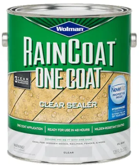 GAL CLEAR RAINCOAT WATER REPEL OIL