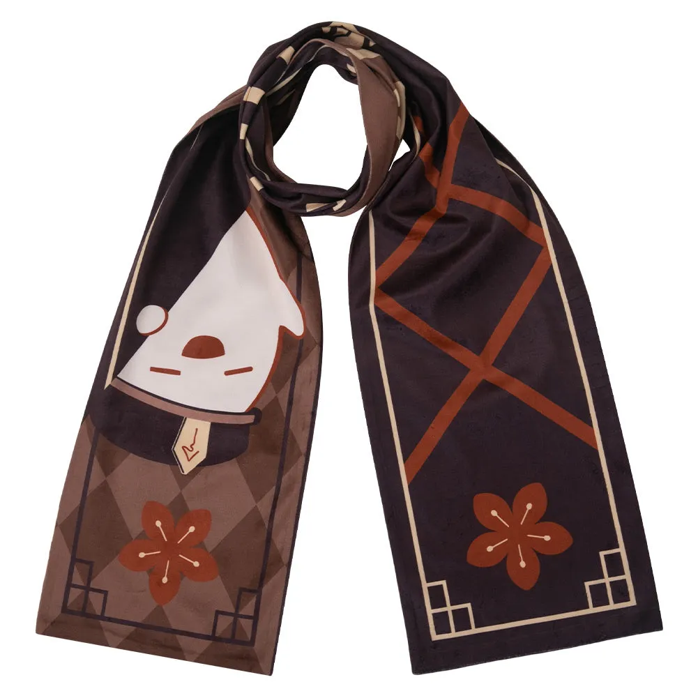 Genshin Impact Hu Tao Cosplay Scarf Halloween Carnival Costume Accessories Original Design