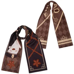 Genshin Impact Hu Tao Cosplay Scarf Halloween Carnival Costume Accessories Original Design