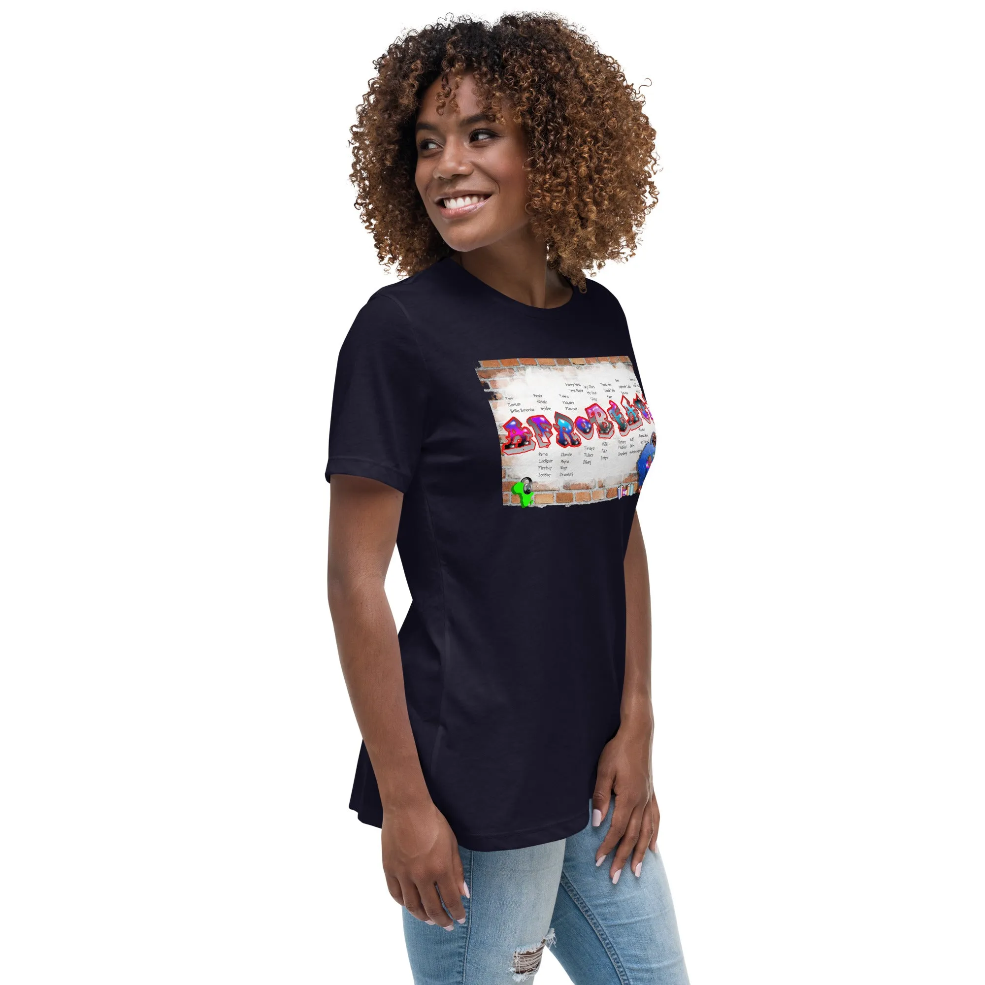 Graffiti Afrobeats Women's graphic t-shirt