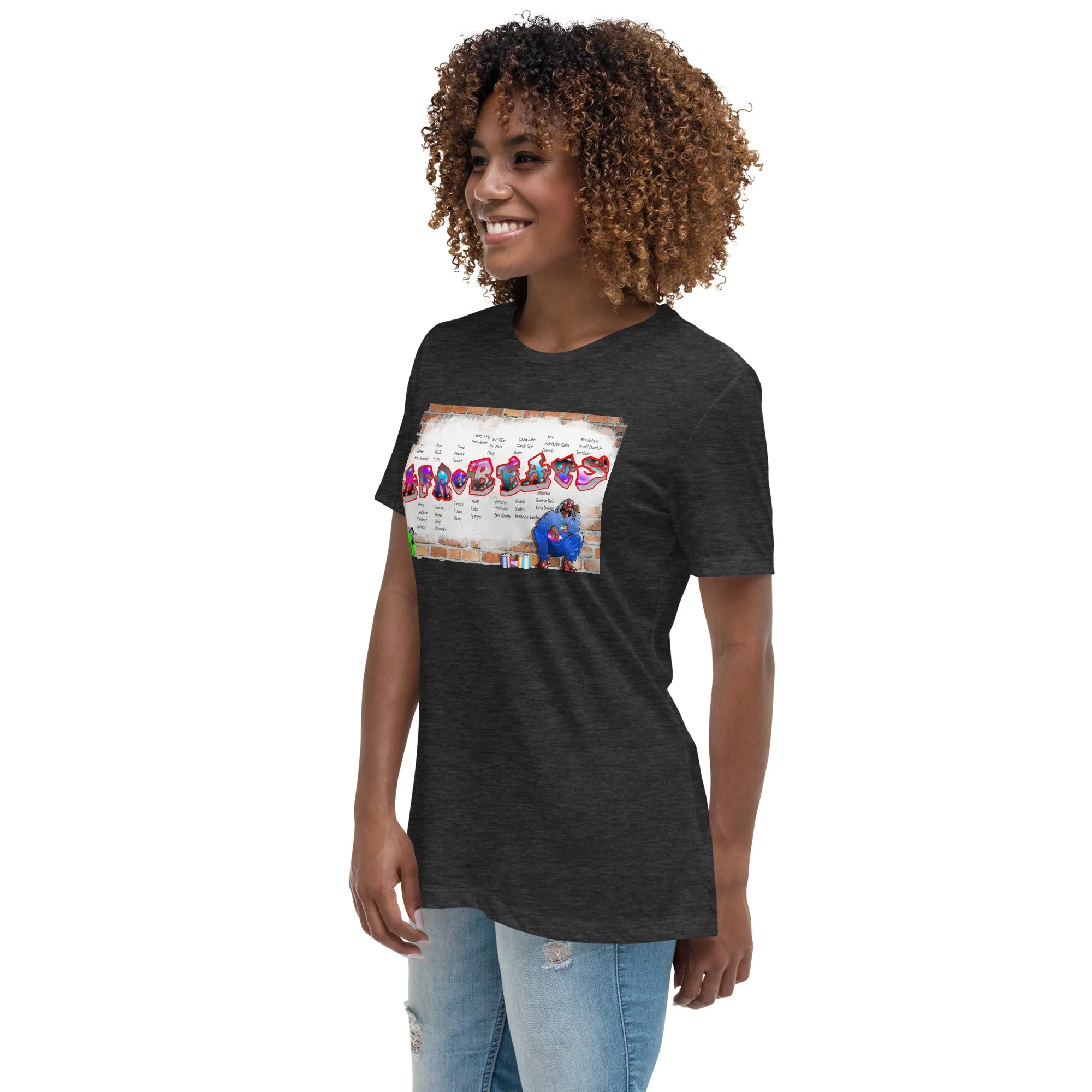 Graffiti Afrobeats Women's graphic t-shirt