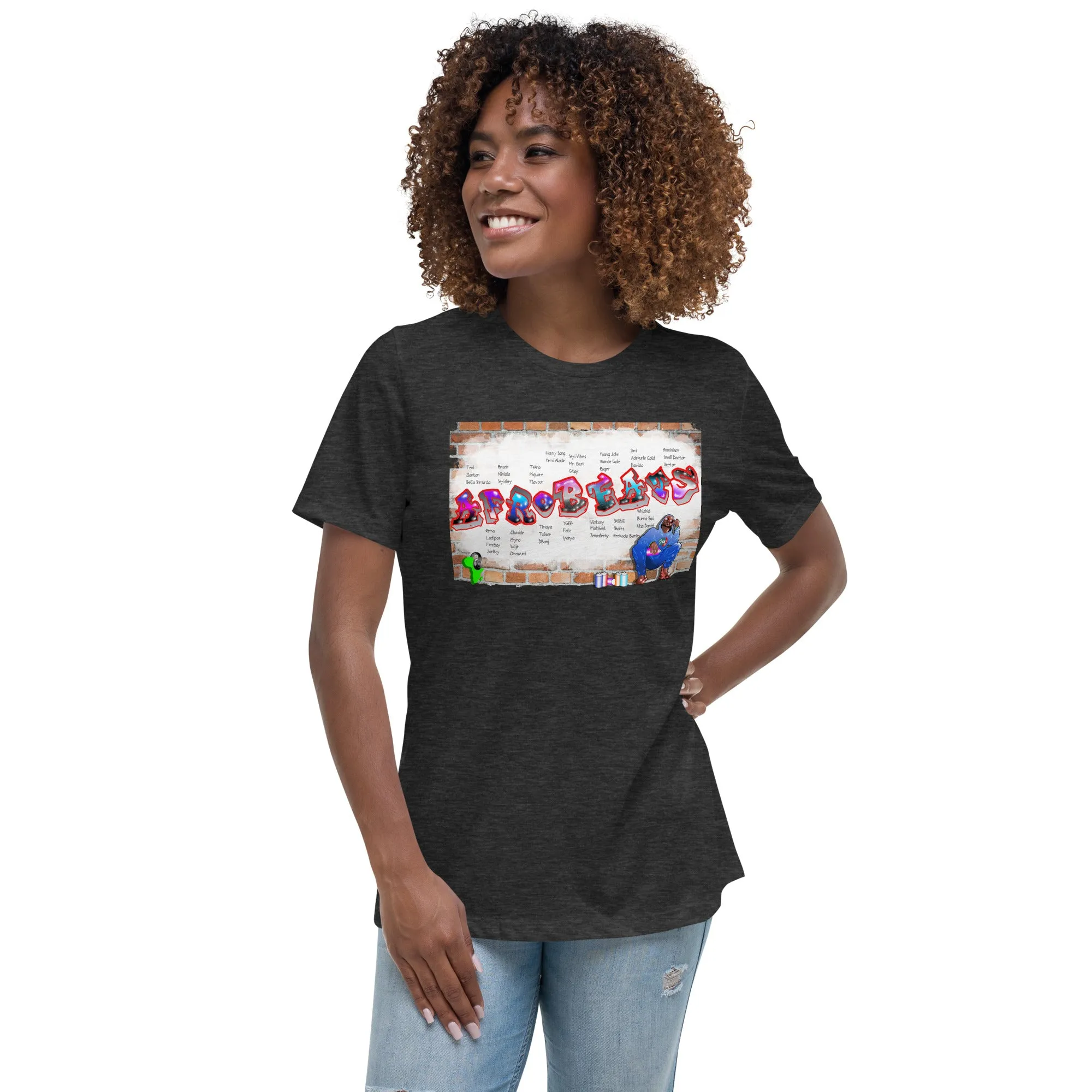 Graffiti Afrobeats Women's graphic t-shirt