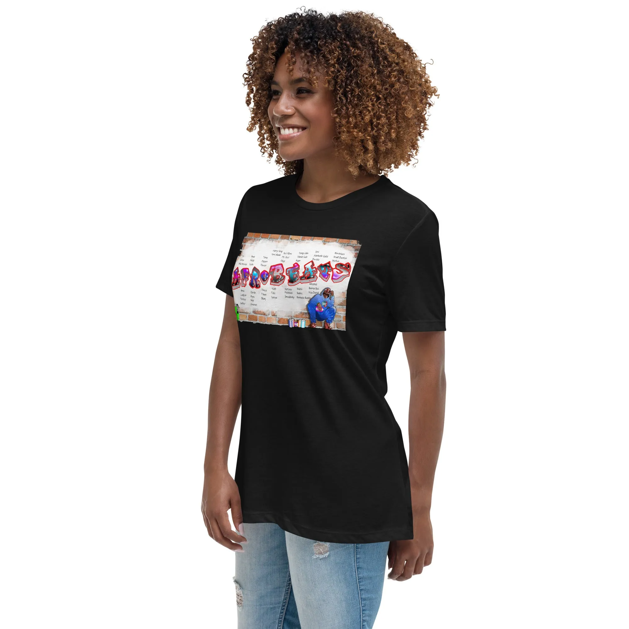 Graffiti Afrobeats Women's graphic t-shirt