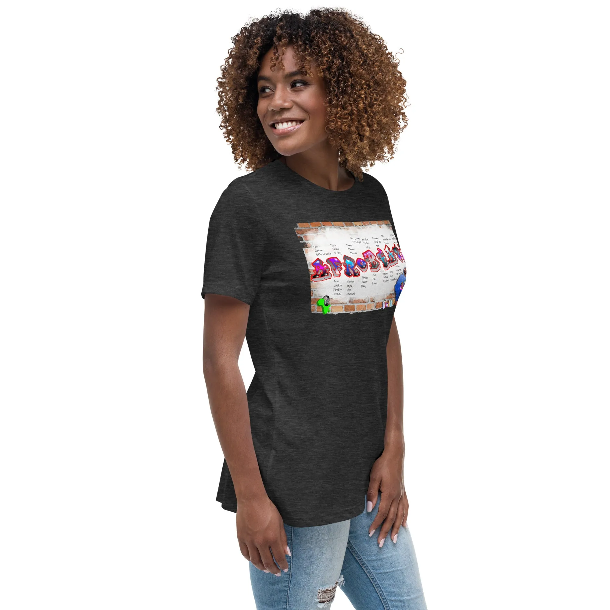 Graffiti Afrobeats Women's graphic t-shirt