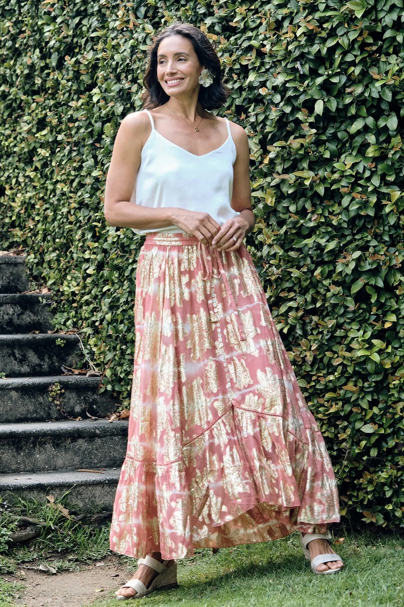 Halina Skirt in Blush