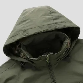 Heltros - Lichte Parka Winterjas Heren met Waterdichte Rits