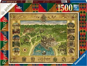 Hogwarts Map  1500 pc Puzzle