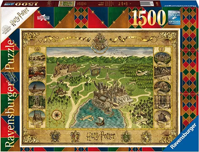 Hogwarts Map  1500 pc Puzzle
